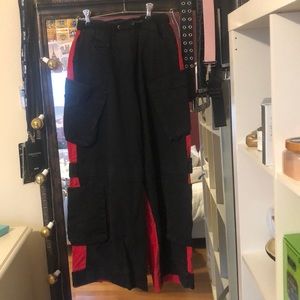 Carmar red/black Cargo Pants